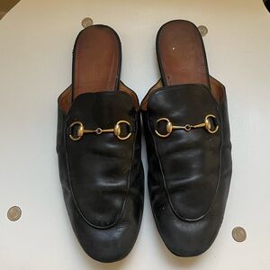 Gucci Black Womens Princetown Slippers